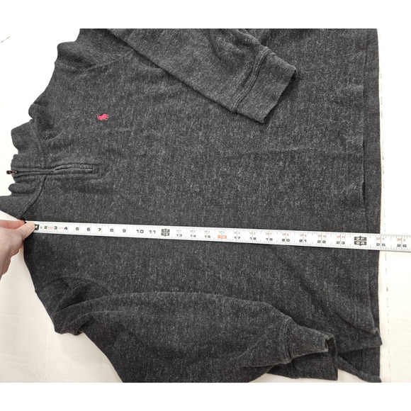 Polo Ralph Lauren Estate Rib 1/4 Zip Men's Size Medium Dark Gray Pullover - Picture 3 of 6